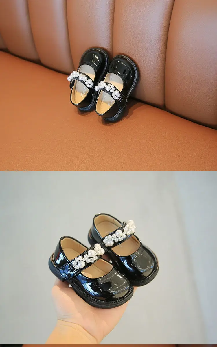 White Pearl Embellished Baby Shoes 0-3Yrs Non-Slip — feature 12