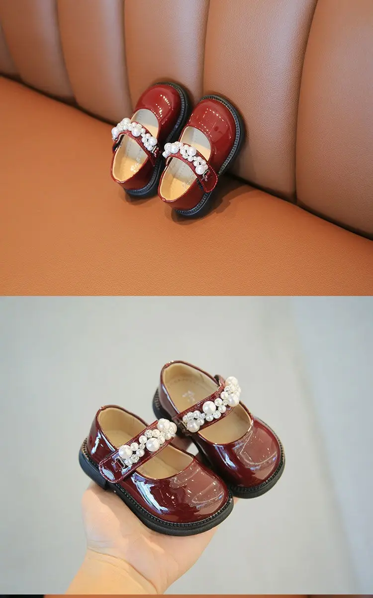 White Pearl Embellished Baby Shoes 0-3Yrs Non-Slip — feature 13