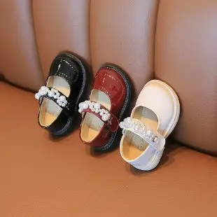 White Pearl Embellished Baby Shoes 0-3Yrs Non-Slip — feature 2