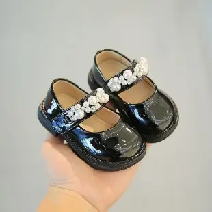 White Pearl Embellished Baby Shoes 0-3Yrs Non-Slip — feature 4