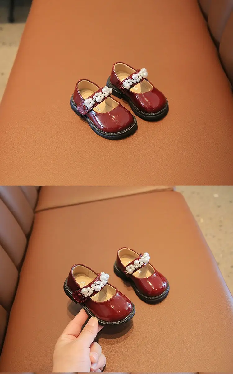 White Pearl Embellished Baby Shoes 0-3Yrs Non-Slip — feature 7