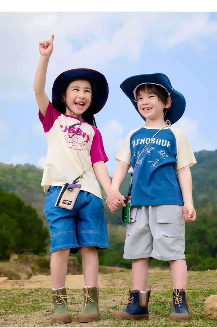 Cotton Rabbit T-Shirt Boys Girls Summer Pack — feature 14