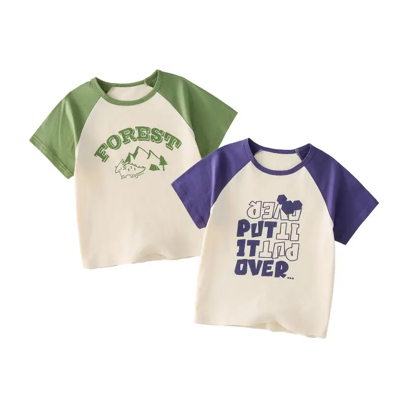 Cotton Rabbit T-Shirt Boys Girls Summer Pack - Image 3