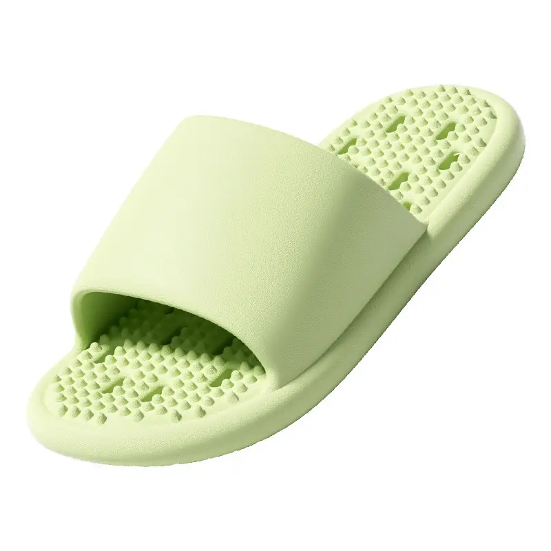 Men's Green Leak-Proof Bath Slippers with Quick-Drying Design - Image 10