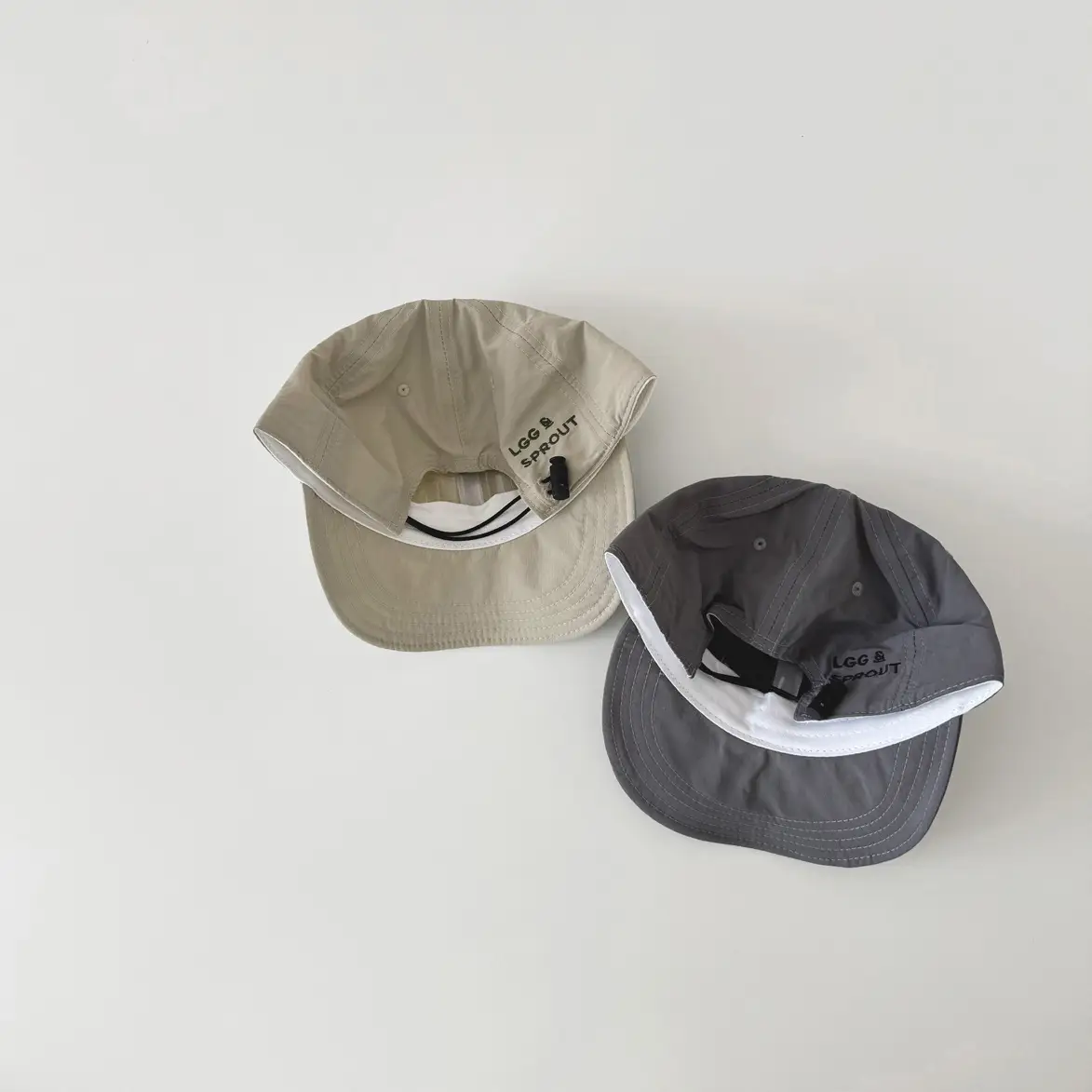 Kids Sun Hat Beige Soft Bristle Cap