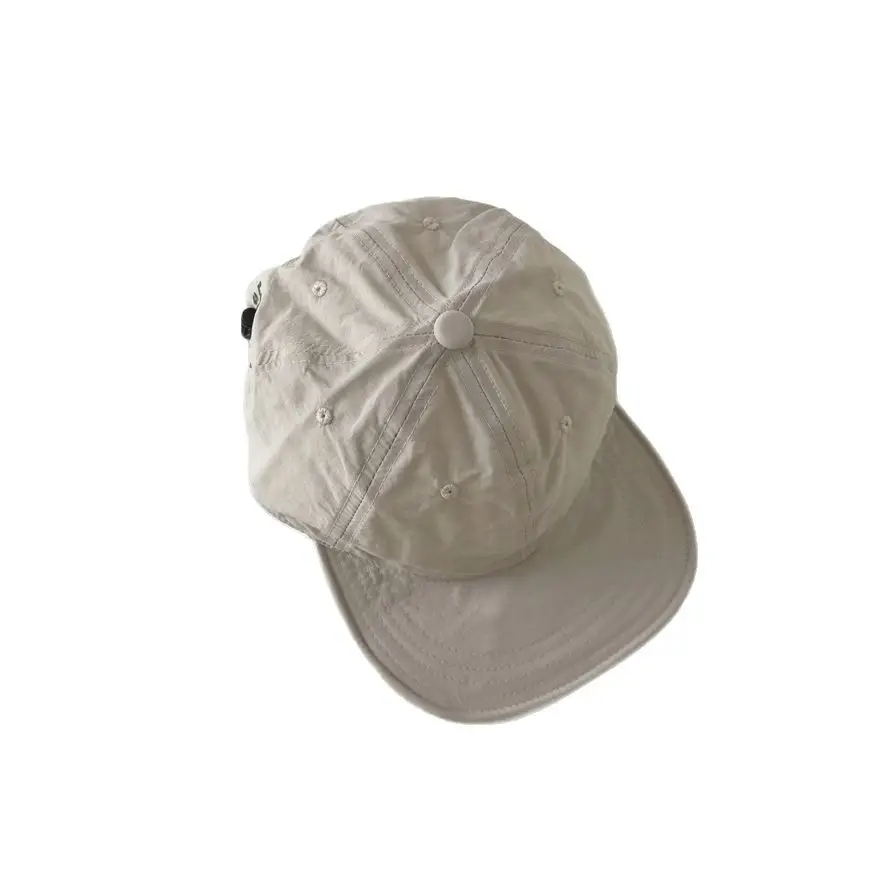 Kids Sun Hat Beige Soft Bristle Cap