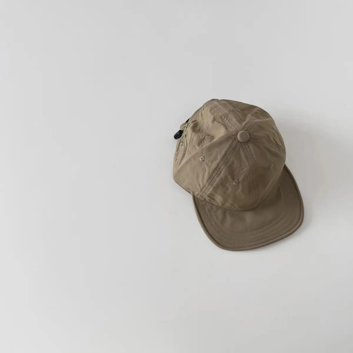 Kids Sun Hat Beige Soft Bristle Cap