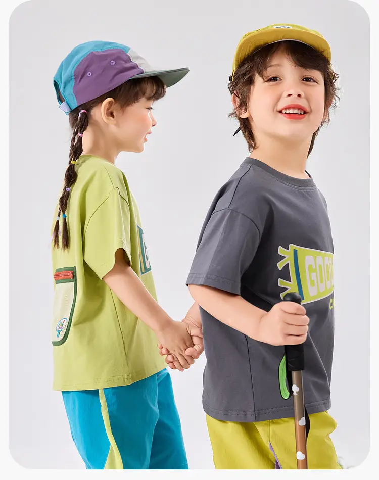 Doodle Baby T-shirt Green Summer Boys' 7A Antibacterial — feature 23