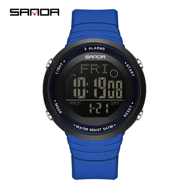 Sanda Waterproof Luminous Men's Sports Watch 43mm - Image 12