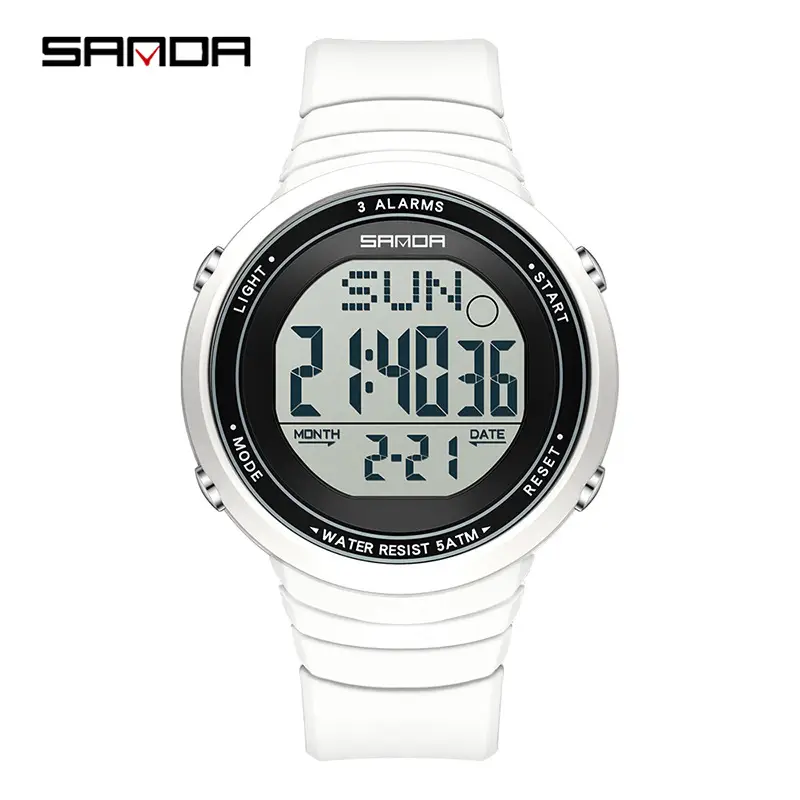 Sanda Waterproof Luminous Men's Sports Watch 43mm - Image 4