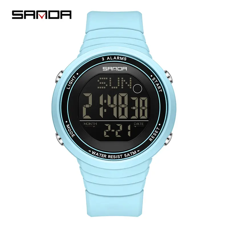Sanda Waterproof Luminous Men's Sports Watch 43mm - Image 6