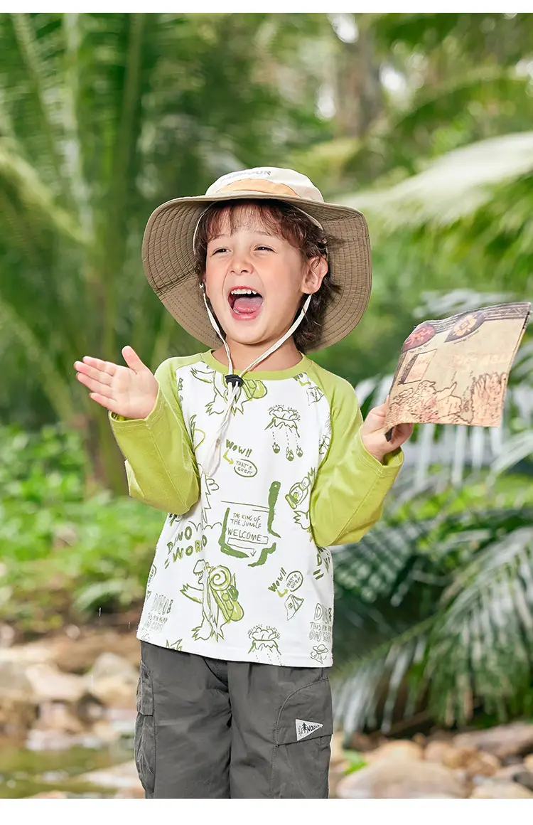 Boys Cotton Antibacterial Long Sleeve T-Shirt Autumn Kids — feature 17