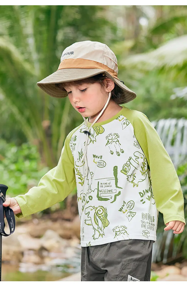 Boys Cotton Antibacterial Long Sleeve T-Shirt Autumn Kids — feature 19