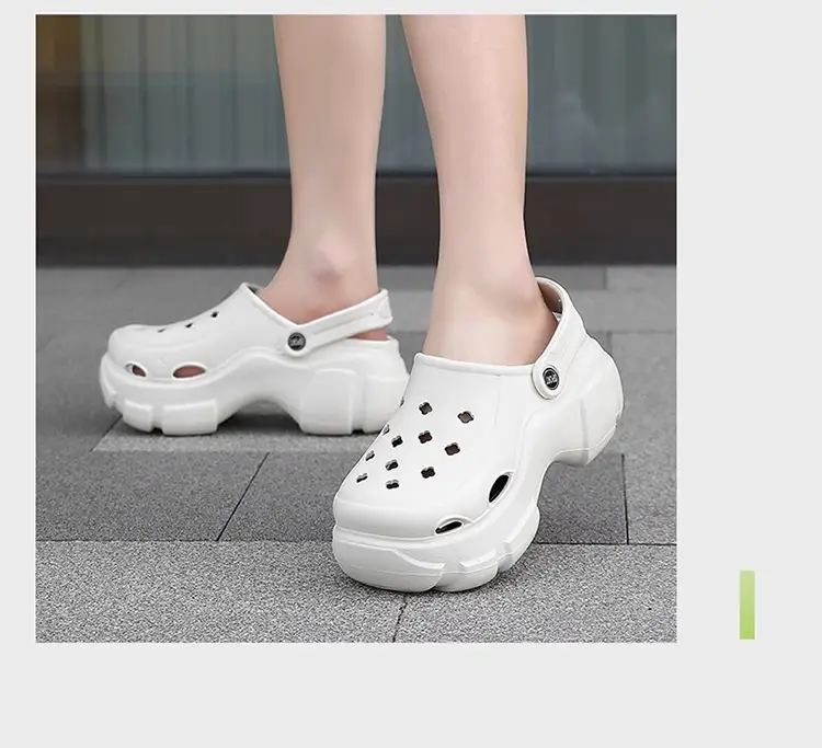 Thick-Soled Height-Increasing Clogs for Women, 2025 New Non-Slip Beach Sandals with Eva Closed-Toe Design, Cartoon Slippers — feature 25