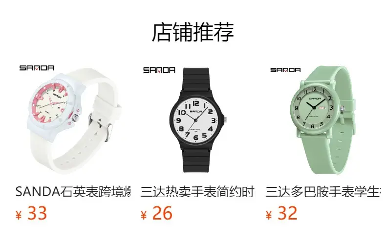 Sanda White Quartz Watch with Double Calendar — feature 1