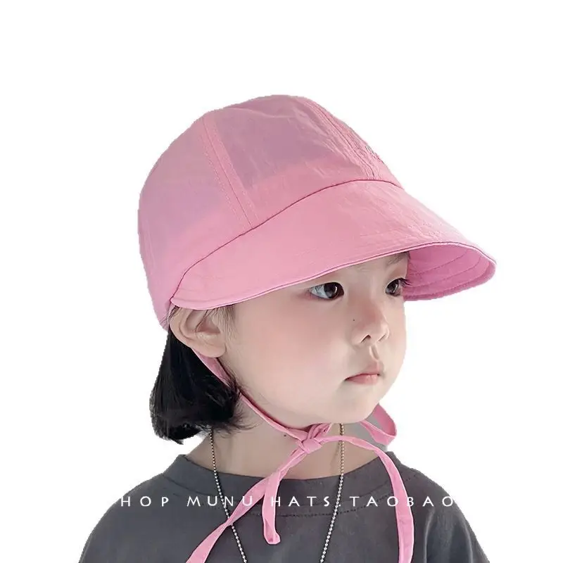 Pink Baby Sun Hat with Bow Cap for Girls - Image 8