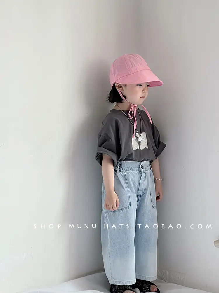 Pink Baby Sun Hat with Bow Cap for Girls — feature 15