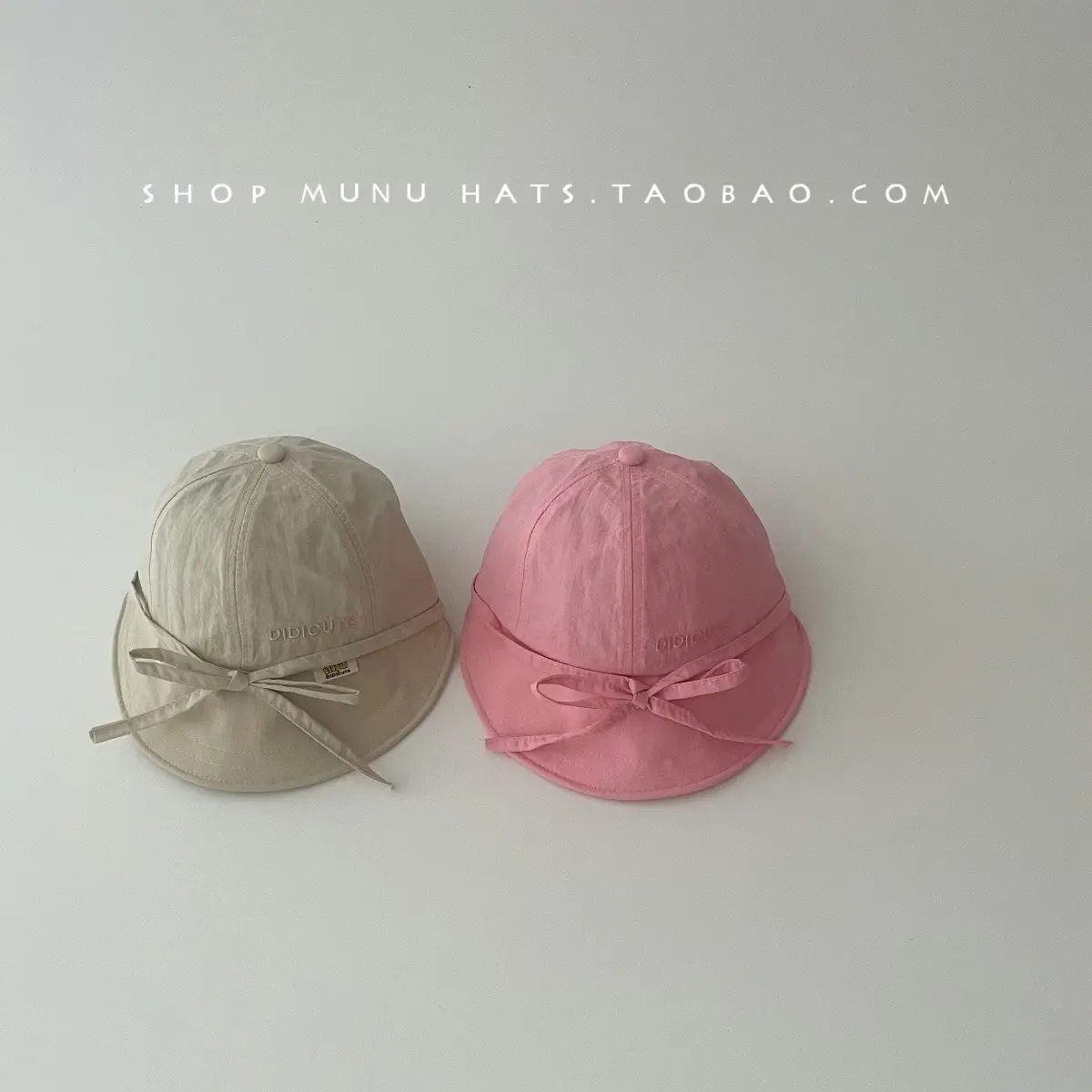 Pink Baby Sun Hat with Bow Cap for Girls — feature 20