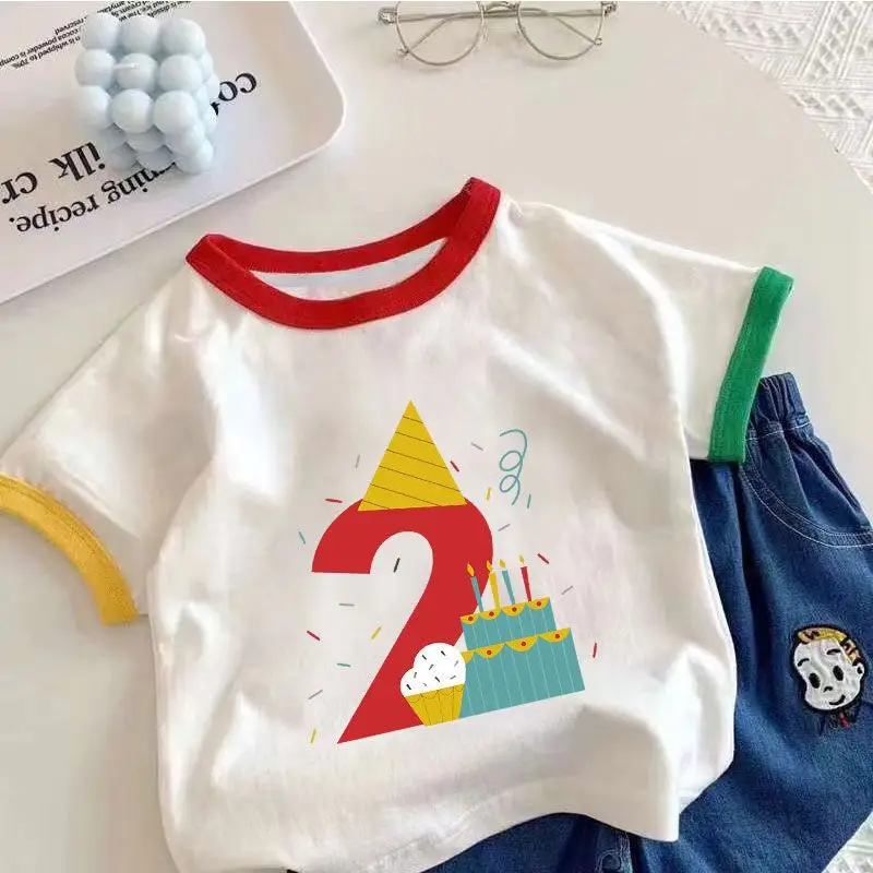 Pure Cotton Baby Summer T-Shirt Red Star Design