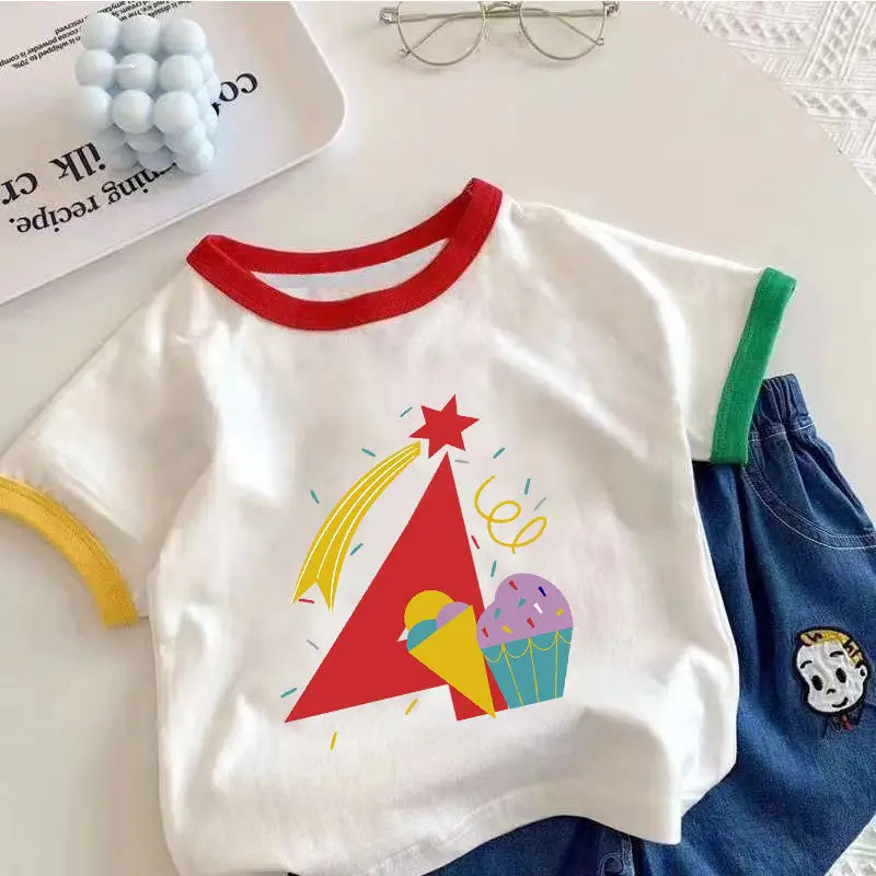 Pure Cotton Baby Summer T-Shirt Red Star Design - Image 3