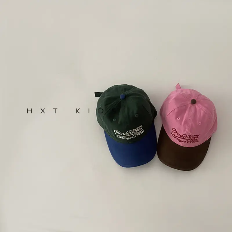 Children's Cap Spring Autumn Matching Embroidered Soft Top Hat - Image 7