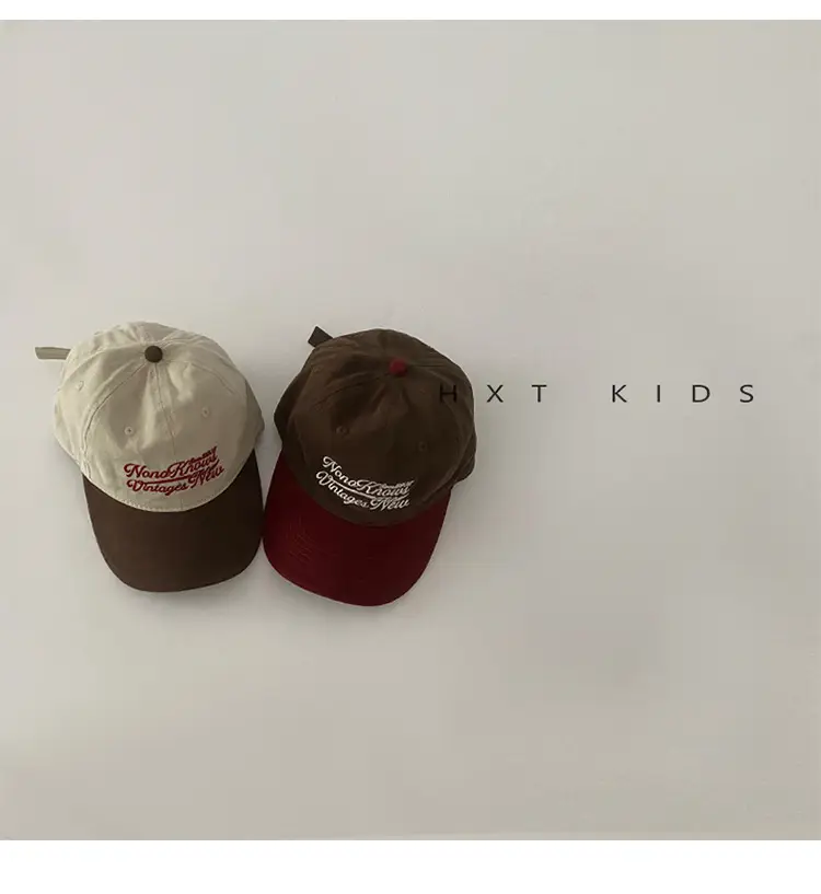 Children's Cap Spring Autumn Matching Embroidered Soft Top Hat — feature 4