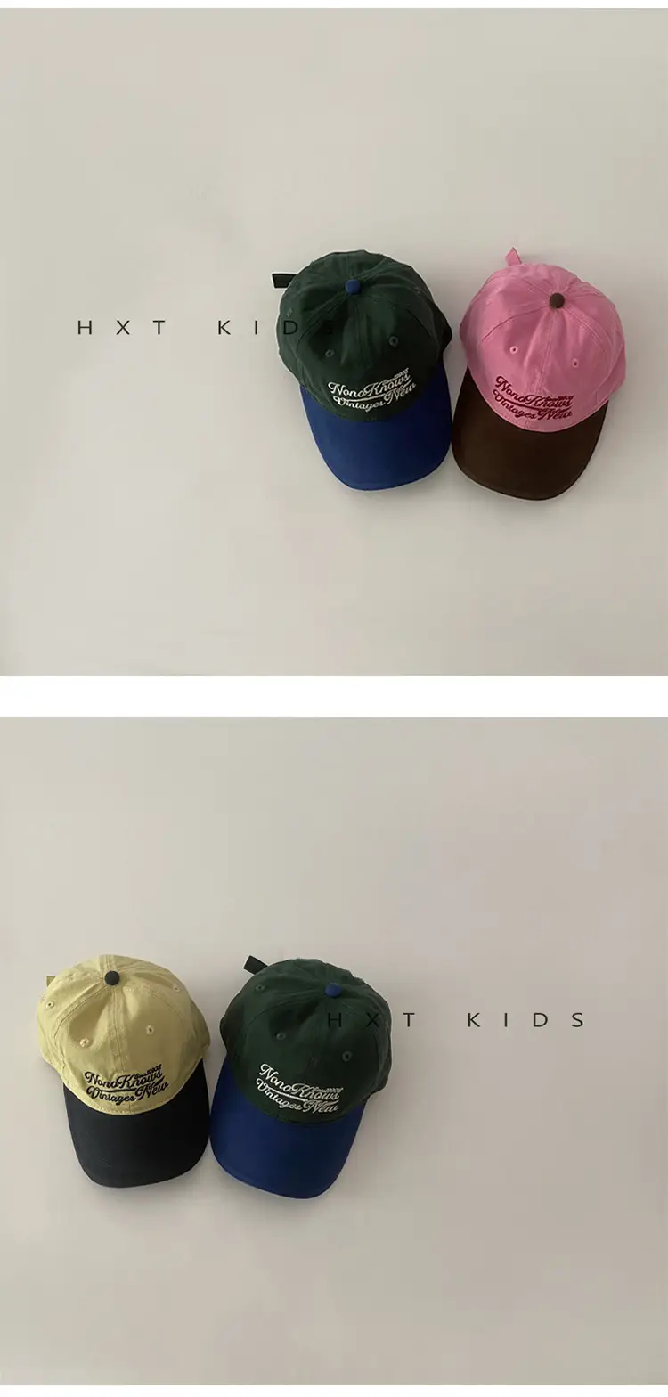 Children's Cap Spring Autumn Matching Embroidered Soft Top Hat — feature 5