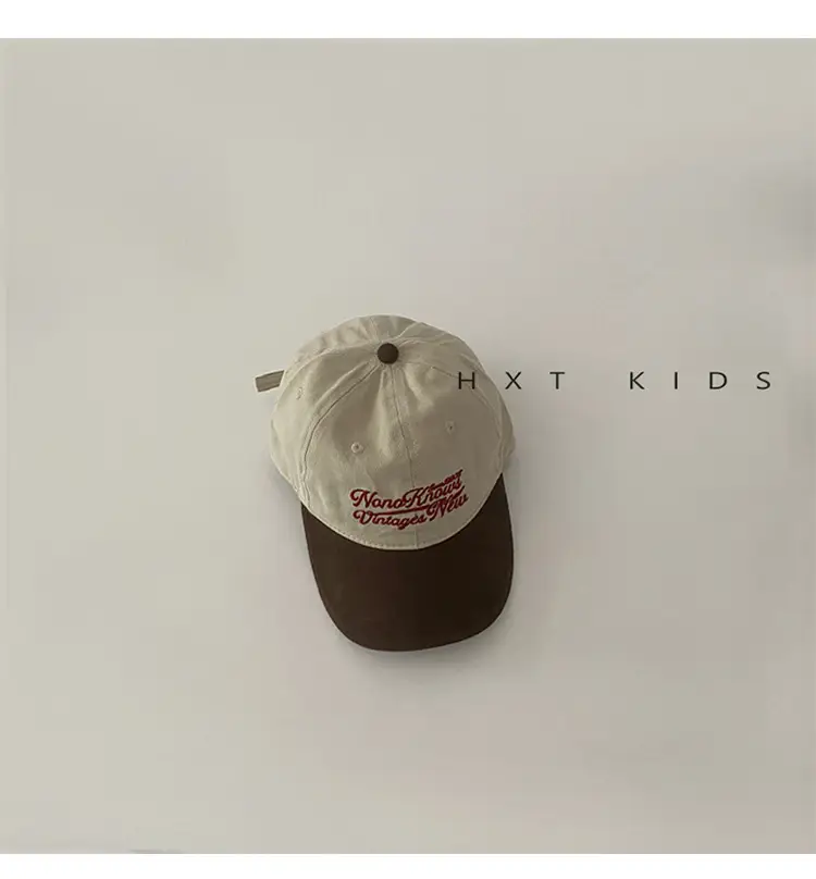 Children's Cap Spring Autumn Matching Embroidered Soft Top Hat — feature 6