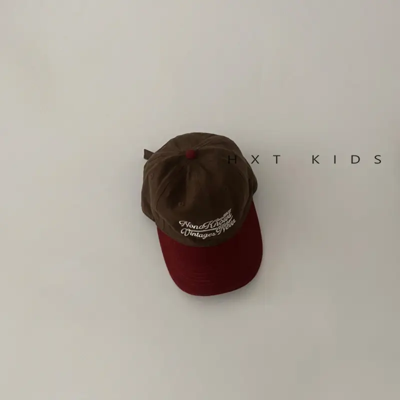 Children's Cap Spring Autumn Matching Embroidered Soft Top Hat - Image 2