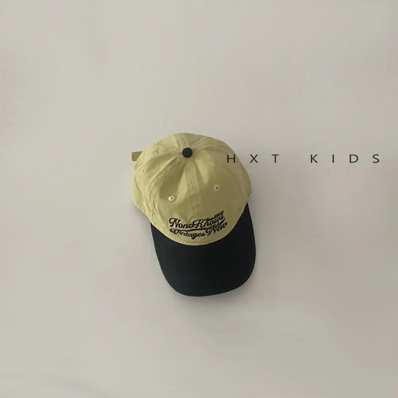 Children's Cap Spring Autumn Matching Embroidered Soft Top Hat - Image 3