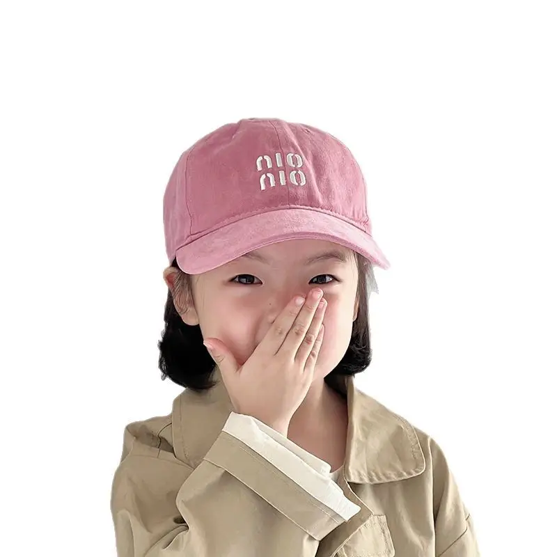 Pink Korean Style Baseball Cap for Girls - Image 11