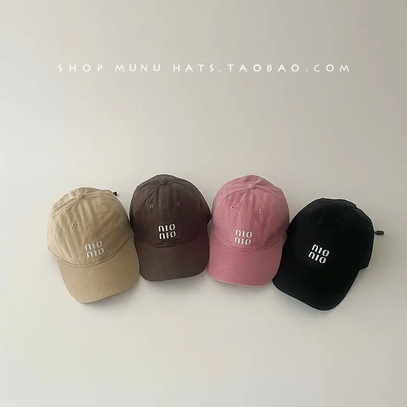 Pink Korean Style Baseball Cap for Girls — feature 14