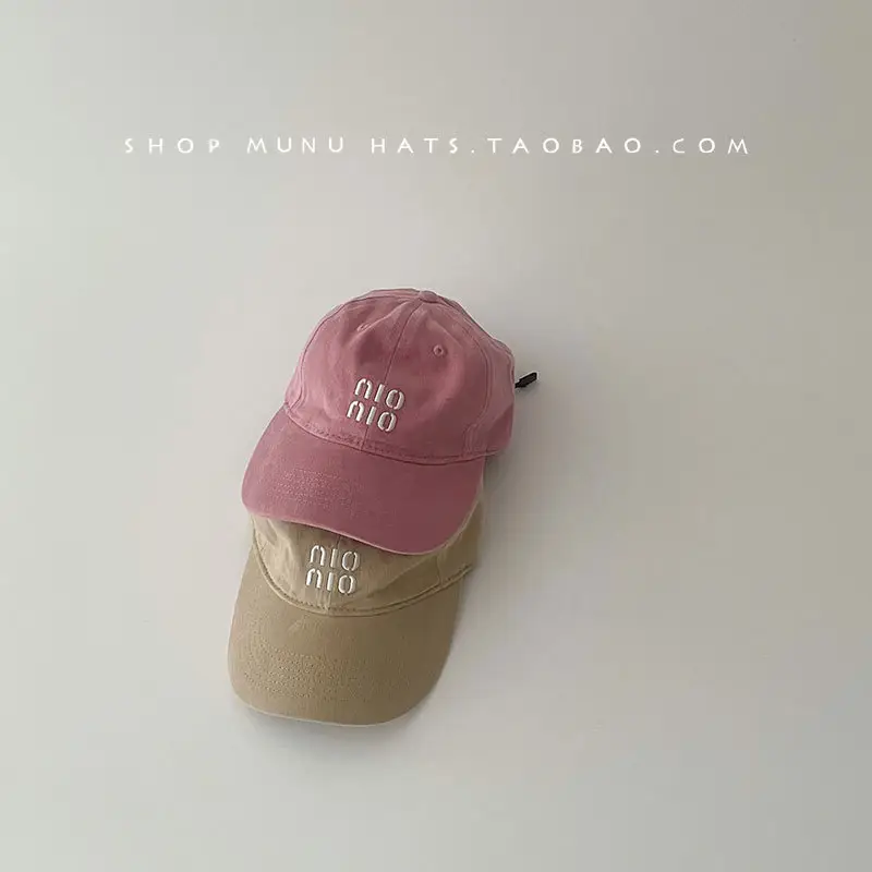 Pink Korean Style Baseball Cap for Girls — feature 18