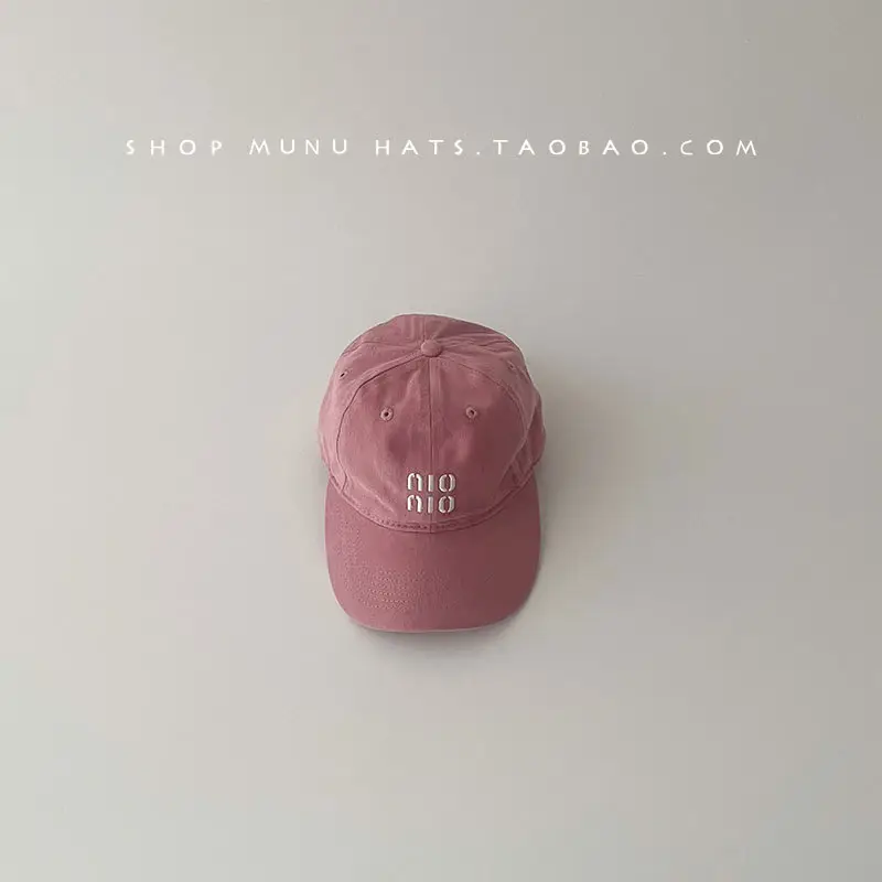 Pink Korean Style Baseball Cap for Girls — feature 20