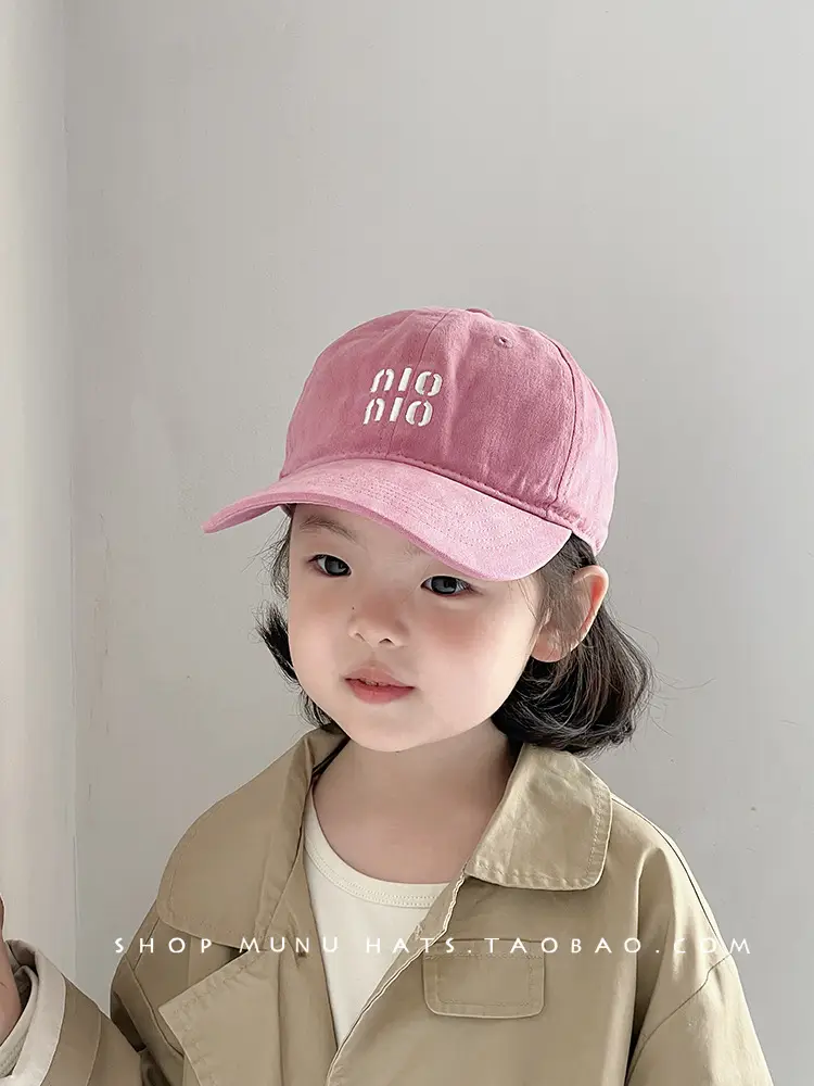 Pink Korean Style Baseball Cap for Girls — feature 3