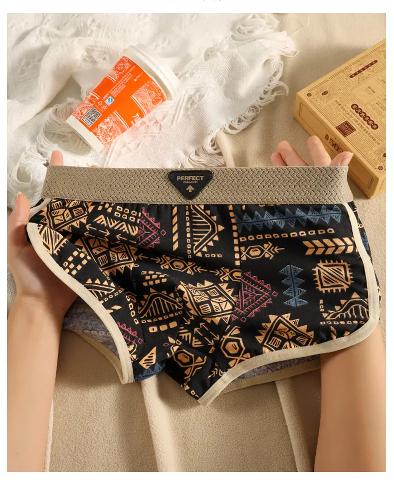 American Retro Printed Cotton Boxers for Men — feature 13