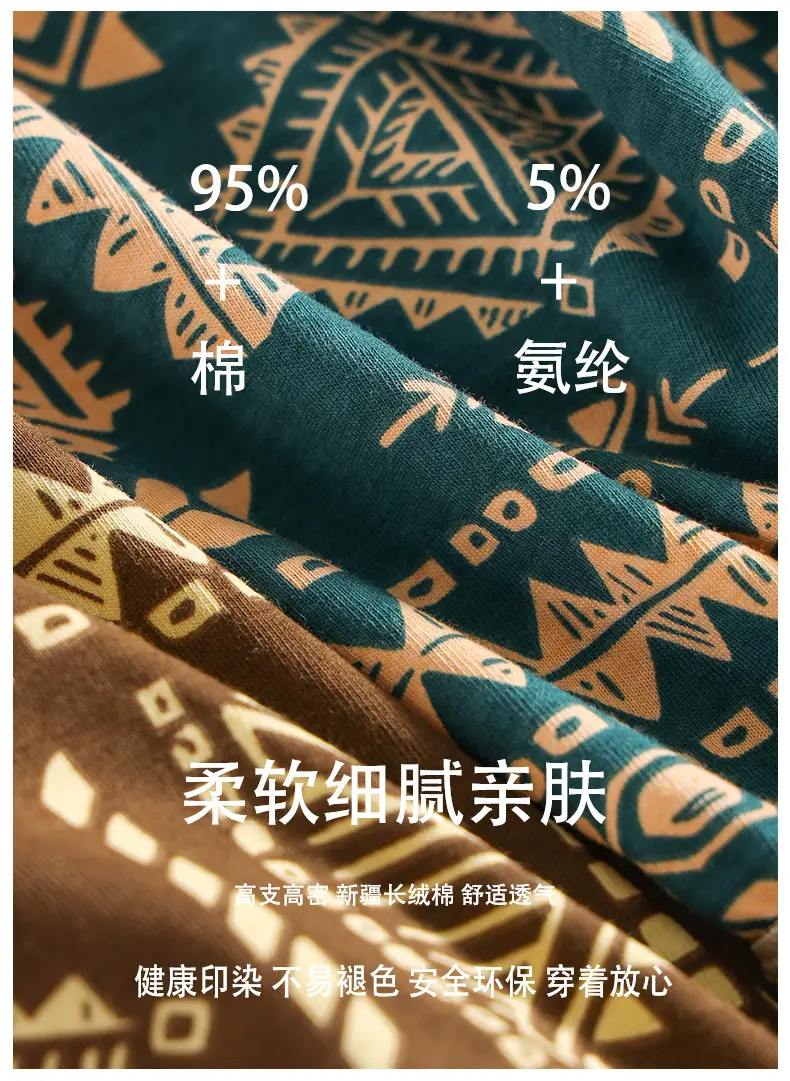 American Retro Printed Cotton Boxers for Men — feature 4