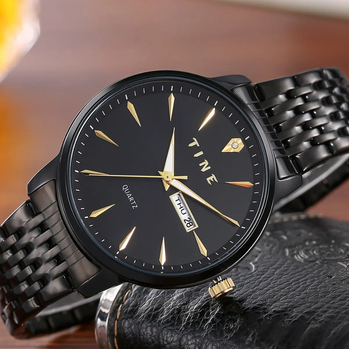Tine Men's Luminous Waterproof Double Calendar Watch - Image 3