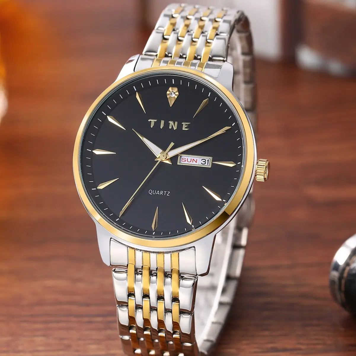 Tine Men's Luminous Waterproof Double Calendar Watch - Image 2