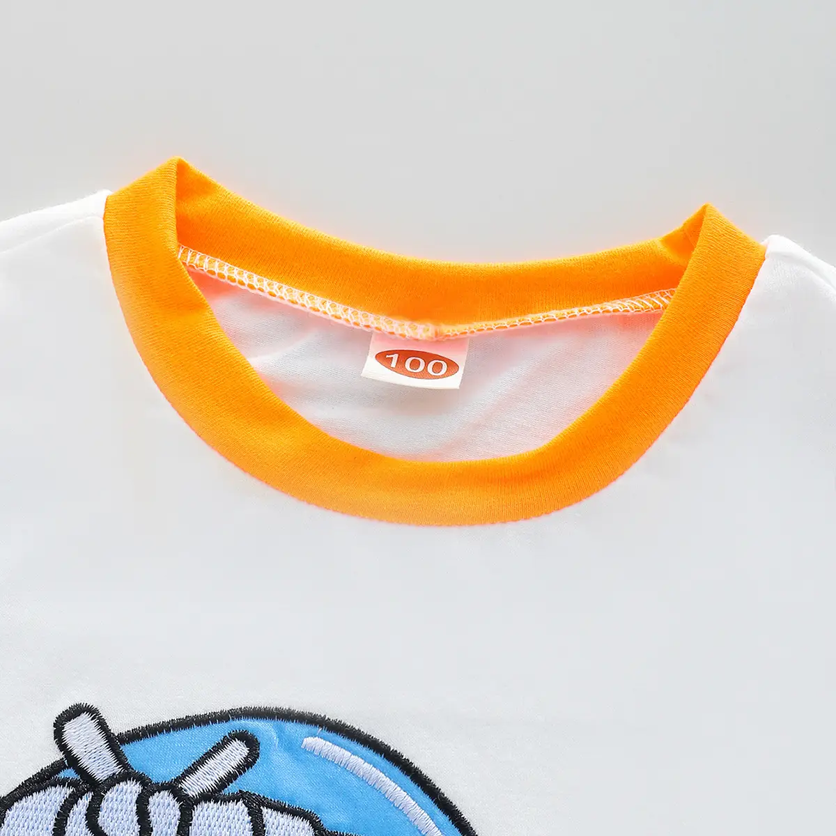 Kids White T-Shirt Navy Pants Summer Set — feature 4