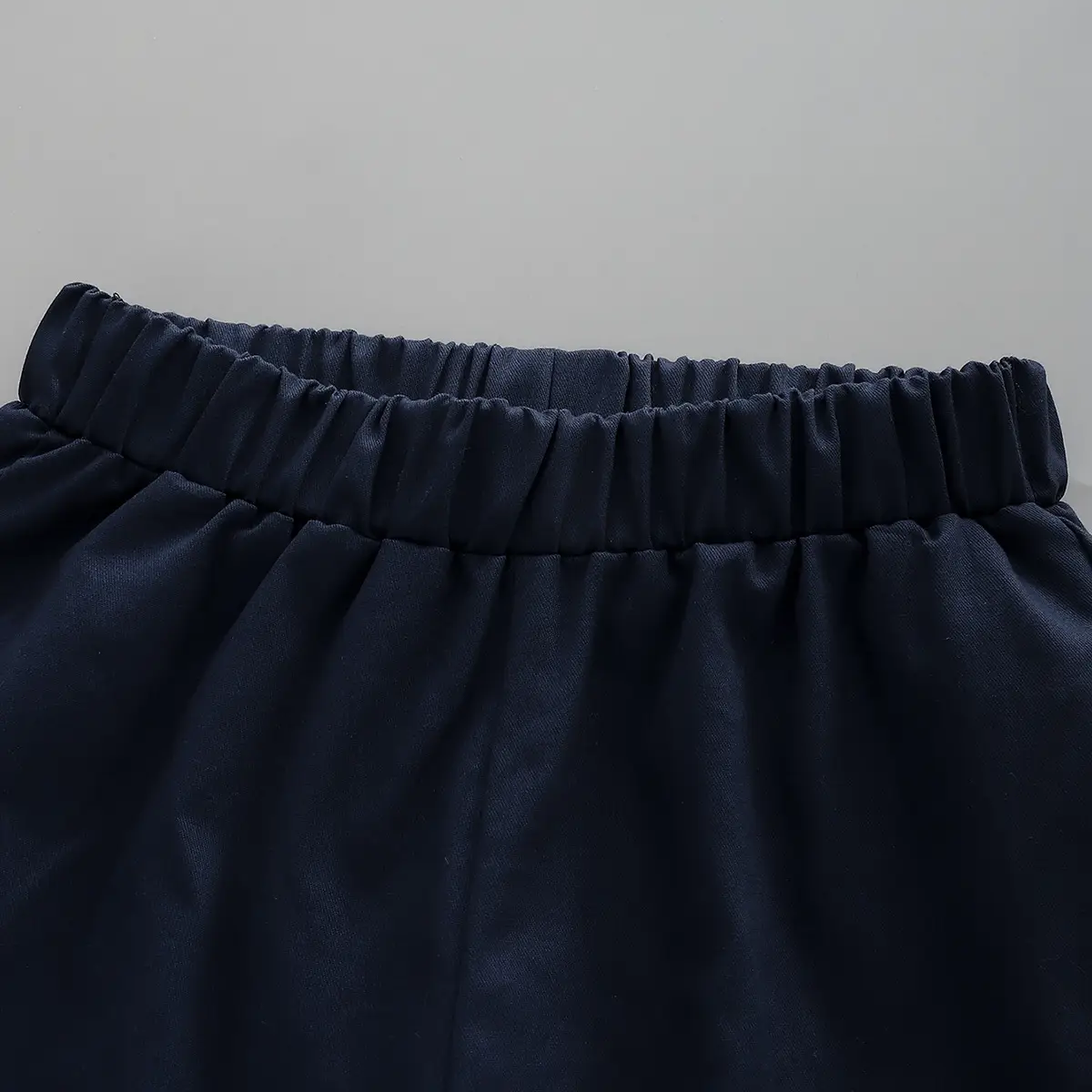 Kids White T-Shirt Navy Pants Summer Set — feature 7