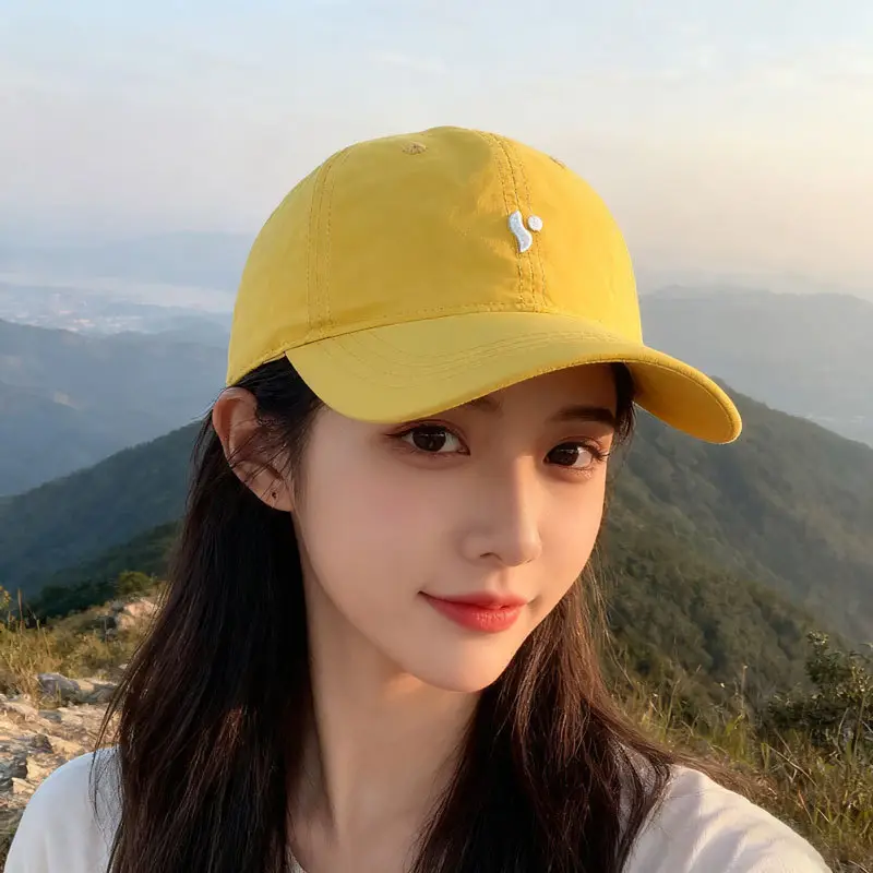 Women's Black EMBROIDERY Baseball Cap Spring Summer - Image 8