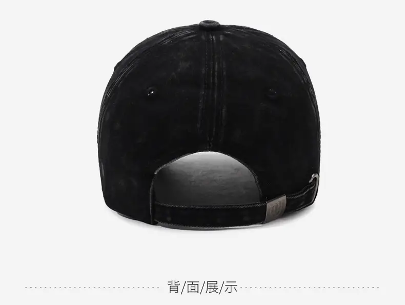 American Vintage Letter Baseball Cap Women's Face Showface Small Spring New Washed All-match Casual Sunshade Duck Tongue Hat for Men — feature 12