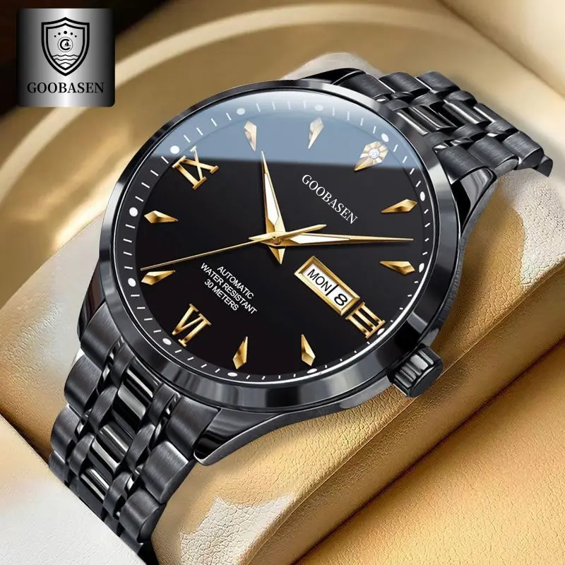 Men's Diamond Luminous Double Calendar Watch - Image 5