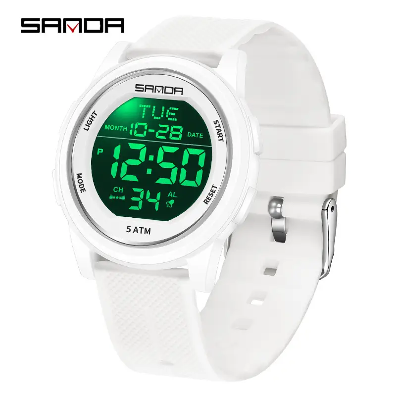 Sanda Digital Watch 6:30 14 24 Waterproof