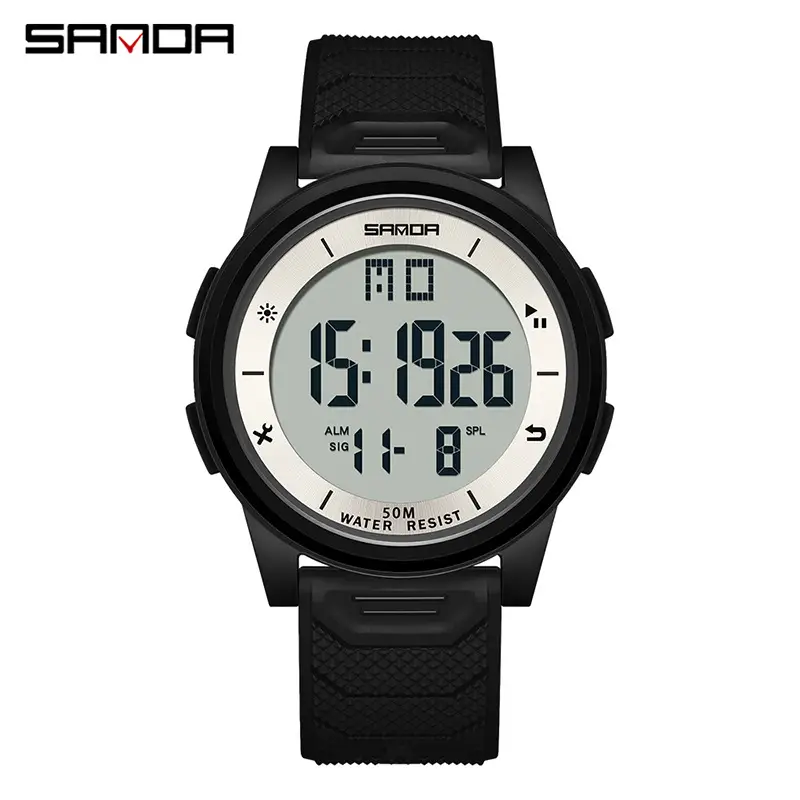 Sanda Digital Watch 6:30 14 24 Waterproof