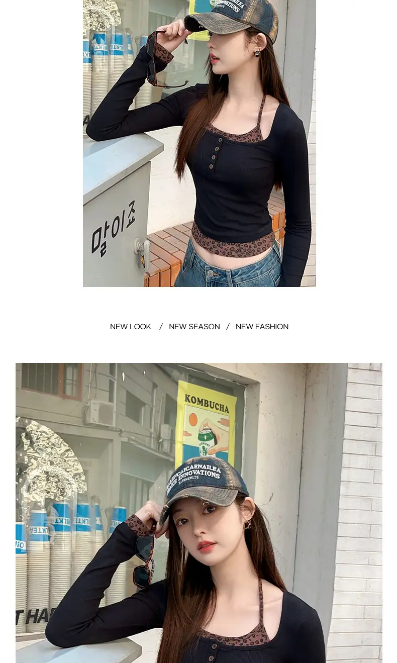 Women's Wash Denim Letter Cap Sunshade Hat — feature 12