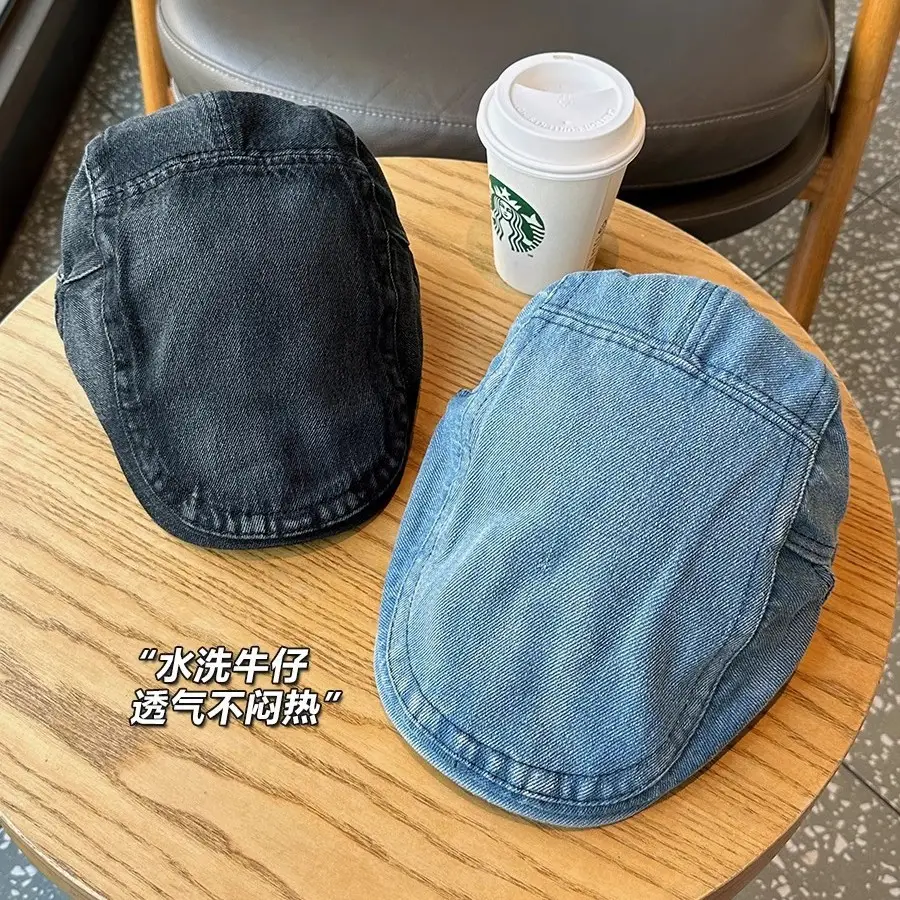 Men Denim Sunshade Cap Adjustable All Match - Image 6