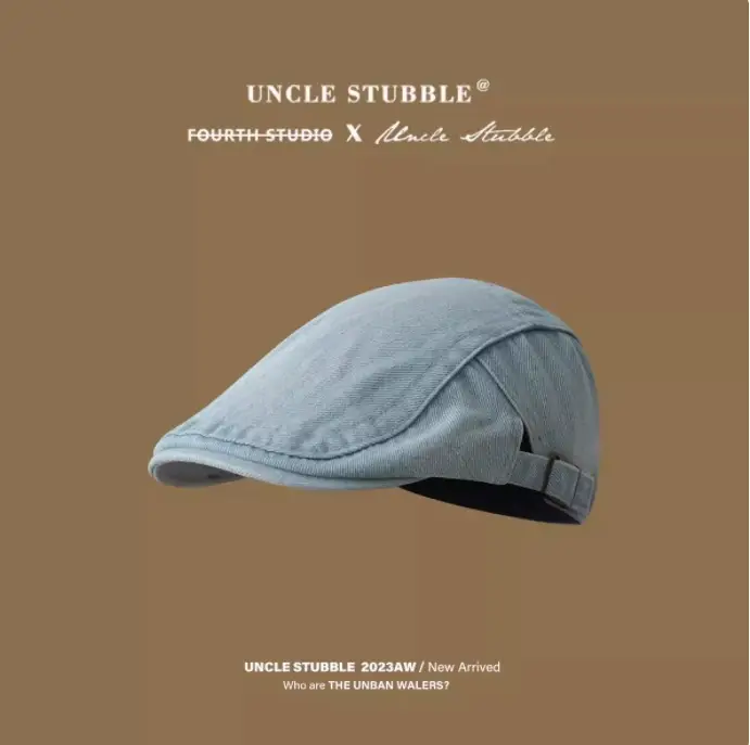 Men Denim Sunshade Cap Adjustable All Match - Image 2
