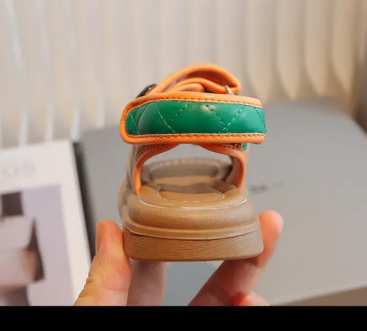 Men's Green Open Toe Baby Sandals Summer — feature 15